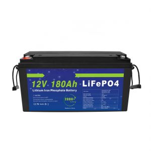 LiFePO4 ličio baterija 12V 180Ah, skirta saulės energijos kaupimo sistemoms, skirtoms elektriniams dviračiams