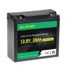 Įkraunamas gilaus ciklo „Lifepo4 12V 20AH“ ličio jonų akumuliatorius OEM