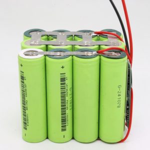 Didmeninė 18650 ličio 4s3p vandeniui atsparios PCB plokštės gilaus ciklo baterija 12v 10AH elektriniam įrankiui