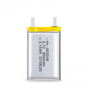 „LiPO“ įkraunama baterija 603048 3,7 V 850 mAh / 3,7 V 1700 mAH / 7,4 V 850 mAH