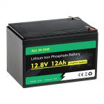 12V 12Ah pakuočių švino rūgšties baterija LiFePO4