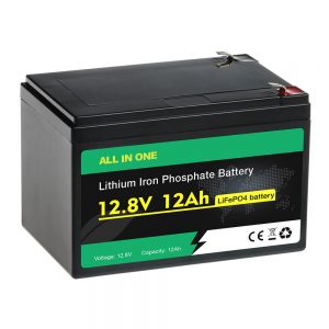 12V 12Ah pakuočių švino rūgšties baterija LiFePO4