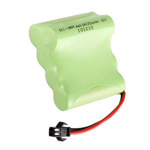 „NiMH“ įkraunama baterija AA2400 6V įkraunamų elektrinių žaislų įrankių akumuliatorių pakuotė